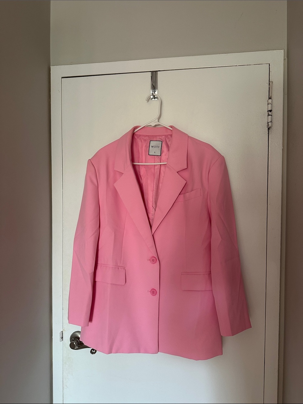 MOTF Bubblegum Pink Women's Blazer Jacket